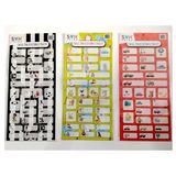 Seven Okul Öncesi İsim Etiketi 3Lü - 3 Paket