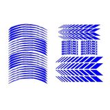 Sevenkardeşler Suzuki Reflektör Mavi Uyumlu Racing Şerit