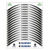 Sevenkardeşler Suzuki Siyah Beyaz Uyumlu Reflektörlü Jant Şeridi