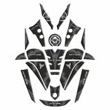 Sevenkardeşler Yamaha Mt25 Uyumlu 2020 Full Set 006 Tank Pad