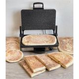 Sevenlex Çok Amaçlı Tost Lahmacun Ekmek Bazlama ve Izgara Makinesi ve Tavası - Siyah
