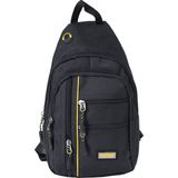 Seventeen 3473 Tek Omuz Askılı Polyester Sırt - Göğüs Çantası - Body Bag - 17x30x7 - Siyah