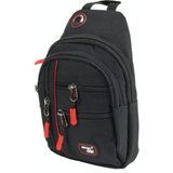 Seventeen 4924 Body Bag Omuz Çantası – Polyester Kırmızı - 22 × 14 × 5 cm
