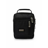 Seventeen Unisex Çok Bölmeli Fermuarlı Günlük Organizer Bel, El Ve Omuz Çantası Siyah