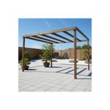 Severale Ahşap Smart Pergole Tente Çardak 250x250 cm