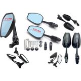 Sevgent Cf Moto Mp35 Ayna Alüminyum (Mavi Cam) Mt07-09 Mt25 Xmax Pcx Nc750 Pulsar Dominar Nk250-400