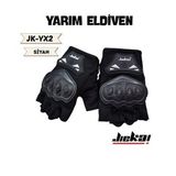 Sevgent Eldiven Korumalı Jk Yx Parmaksız Siyah L
