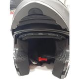 Sevgent Jk-20 Jk 902 Mat Siyah Çene Pedli Güneş Vizörlü Çeneden Açılır Kask [Mat Black]