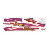 SEVGENT Yamaha Crypton 2000 - 2004 Uyumlu Kırmızı Sticker Set 003 CRPSTC003