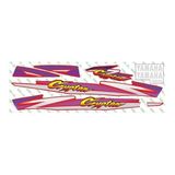 SEVGENT Yamaha Crypton ile uyumlu 2000-2004 Uyumlu Kırmızı Sticker Set 003