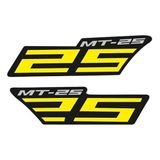 SEVGENT Yamaha Mt-25 ile uyumlu Uyumlu Sarı Yan Stıcker Set
