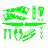 SEVGENT Yamaha Mt07 2014 - 2017 Uyumlu Yeşil Sticker Set MT07STC002