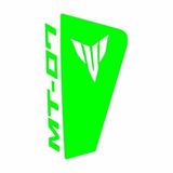 SEVGENT Yamaha Mt07 ile uyumlu 2014-2017 Uyumlu Yeşil Siperlik Sticker Set