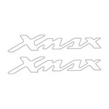 SEVGENT Yamaha Xmax ile uyumlu Uyumlu Damla Yazı Beyaz 22X4 Cm Sticker