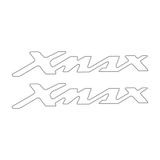 SEVGENT Yamaha Xmax Uyumlu Damla Yazı Beyaz 22X4 Cm Sticker XMXSTC011
