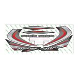 SEVGENT Yamaha Ybr 125 2010 Uyumlu Kırmızı Sticker Set YBRSTC002
