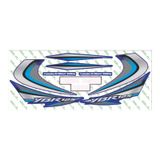 SEVGENT Yamaha Ybr 125 2010 Uyumlu Mavi Sticker Set YBRSTC001