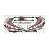 SEVGENT Yamaha Ybr ile uyumlu 125 2010 Uyumlu Kırmızı Sticker Set