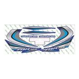 SEVGENT Yamaha Ybr ile uyumlu 125 2010 Uyumlu Mavi Sticker Set