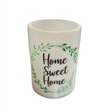 Sevgi Aksesuar Home Sweet Home Yazılı LED Mum - Beyaz - Yeşil - 1 Adet