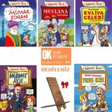 Sevgi Filozofu Yunus Emre - Mimar Sinan - Evliya Çelebi - Mevlana - Mehmet Akif / Eğlenceli Tarih 5 Kitap Set