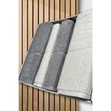 Sevgi Hamam Takımı 4 Parça Krem - Gri