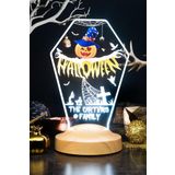 Sevgi Lambası Cadılar Bayramı Hediyesi, Halloween Bal Kabağı Figürlü Hediye Led Lamba