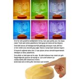Sevgi Lambası Dini Hediye Kuranı Kerim Led Lamba, Işıklı Ramazan Süsü Led Lamba