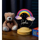 Sevgi Lambası Gökkuşağı Rainbow Doğum Günü Hediyesi Led Lamba, Çocuk Odası Gece Lambası