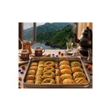 Sevgi Sultan Metal Kutuda Fındıklı-Cevizli Karışık Baklava (1.1kg)