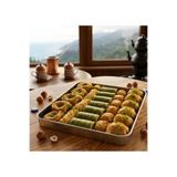 Sevgi Sultan Metal Kutuda Fındıklı-Fıstıklı-Cevizli Karışık Baklava (1.1kg)