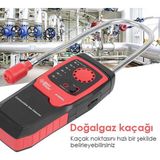 Sevgift AT8800L Yanıcı Gaz Kaçak Dedektörü | Seviye Alarmlı Gaz Kaçak Tespit Cihazı | Doğalgaz Kaçak Dedektörü - Siyah