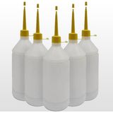 Sevgift Damlalık Uçlu Kapaklı 500 ml Çok Amaçlı Plastik Yağdanlık - 5 Adet (Kimyasala Dayanıklı)
