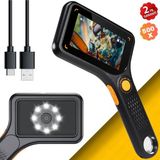 Sevgift Dijital Ekranlı El Mikroskobu 500X | Otomatik Odaklamalı Taşınabilir Mini Mikroskop - Siyah