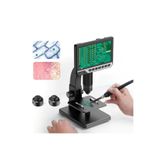 Sevgift Dijital Mikroskop Çift Lens 2000X Büyütme 7'' 12 Mp