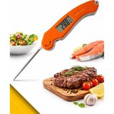 Sevgift KT-600 Katlanır Problu Mutfak Termometresi - Turuncu