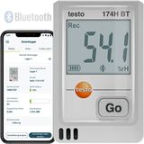 Sevgift Testo 174H BT Akıllı Sıcaklık ve Nem Kayıt Datalogger Cihazı | Beyaz - Gri