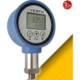 Sevgift Verth DM50-7V Dijital Manometre -1...7 Bar | 1/4 G Bağlantılı - Mavi