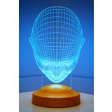 Sevgilambası 3D Adam 3 Boyutlu Led Lamba