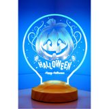Sevgilambası 3D Halloween Hediyesi Led Lamba