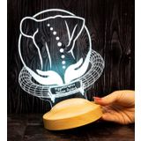 Sevgilambası Fizyoterapiste Hediye Kişiye Özel 3D Led Lamba