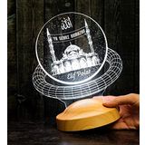 Sevgilambası Kişiye Özel İsim Soyisim ve Mahya Yazısı Yazılabilen Camii 3D Led Lamba