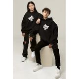 Sevgili Çift Kombini Özel Tasarım Oversize Kapüşonlu Sweatshirt – Trend Hoodie