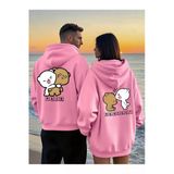 Sevgili Kombin Hoodie Çift Sweatshirt – Çiftlere Özel Ayıcık Baskılı Pair Perfect Kapüşonlu Oversize