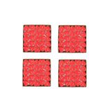 Sevgililer Günü Kırmızı Kalp Tealight Mum 200 Adet