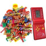 Sevgililer Günü Nostaljik Hediye Kutusu Kırmızı Tetrisli Büyük Boy 80'ler 90'lar