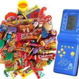 Sevgililer Günü Nostaljik Hediye Kutusu Mavi Tetrisli Büyük Boy 80'ler 90'lar