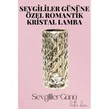 Sevgililer Gününe Özel Romantik Kristal Gece Lambası Sevgiliye Hediye P122181s3716