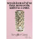 Sevgililer Gününe Özel Romantik Kristal Gece Lambası Sevgiliye Hediye P204822s9174