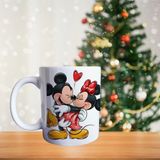 Sevgililer Mickey Ve Minnie Mouse Porselen Kupa631 Beyaz GHSTBSTRKP0517